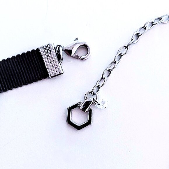 Stainless Steel Multi Chain, Ring & Bead 16-19" Necklace ~ Varied Silver Tones! - Picture 13 of 14